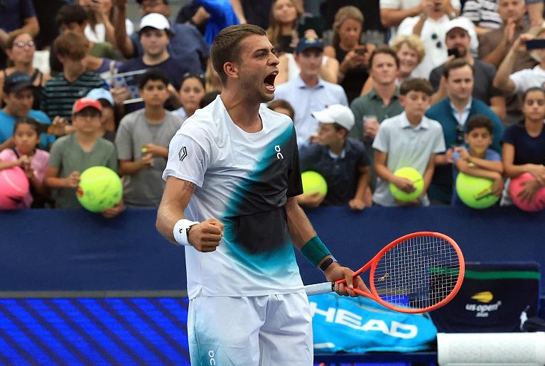 La gioia di Flavio Cobolli allo US Open 2026 (Getty Images)