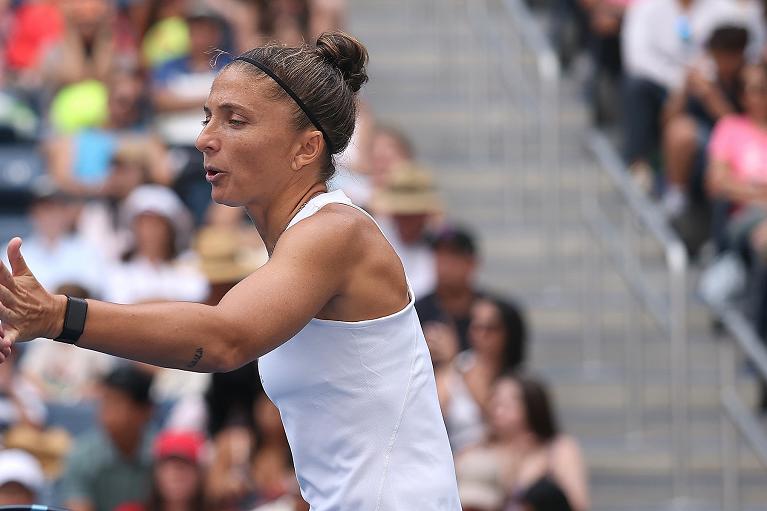Sara Errani in azione (foto Getty Images)