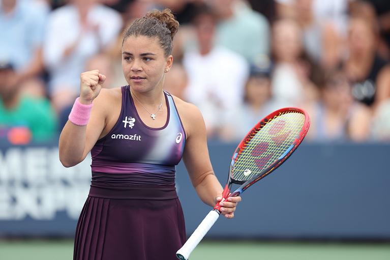 Jasmine Paolini esulta (foto Getty Images)