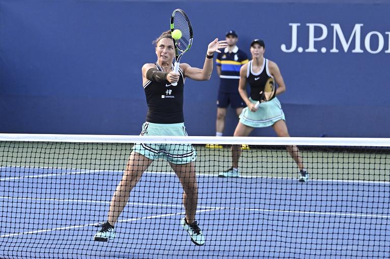 Sara Errani e Lilli Tagger allo US Open (Foto USTA)