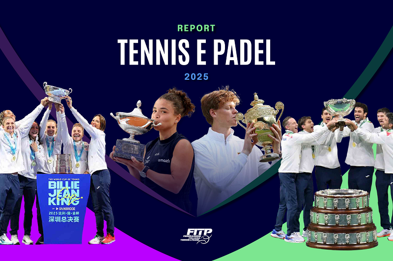 Report Tennis e Padel 2025: i numeri di un sistema che vince in Italia e nel mondo