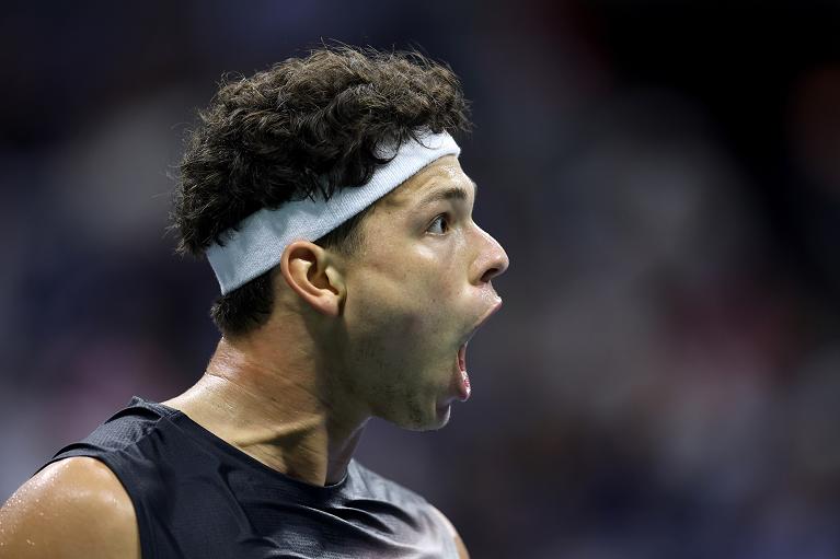 La gioia di Ben Shelton (Getty Images)