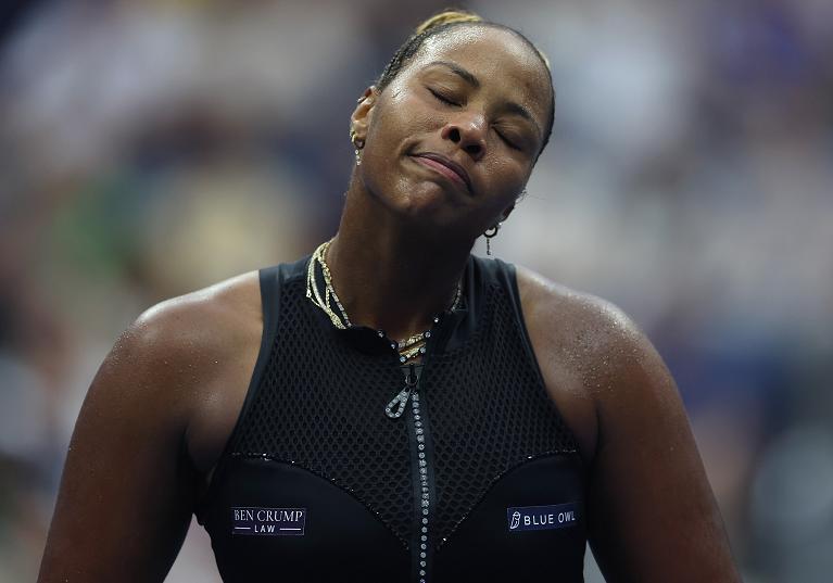 Un primo piano di Taylor Townsend (foto Getty Images)