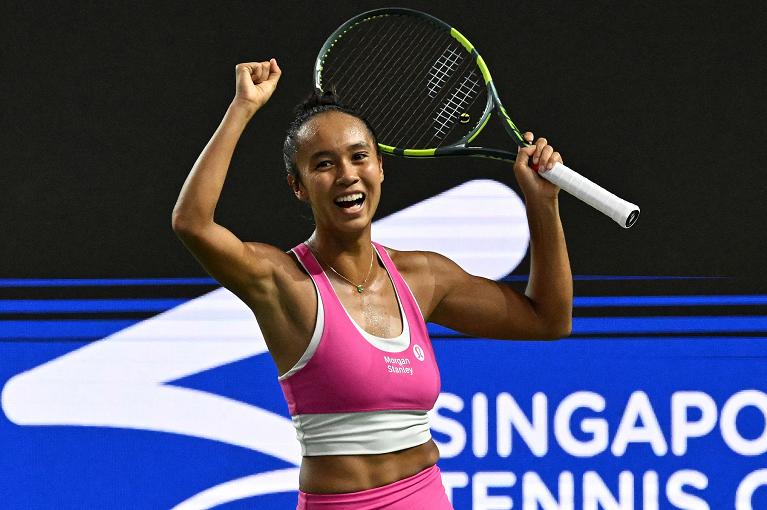 Leylah Fernandez esulta (foto Getty Images)