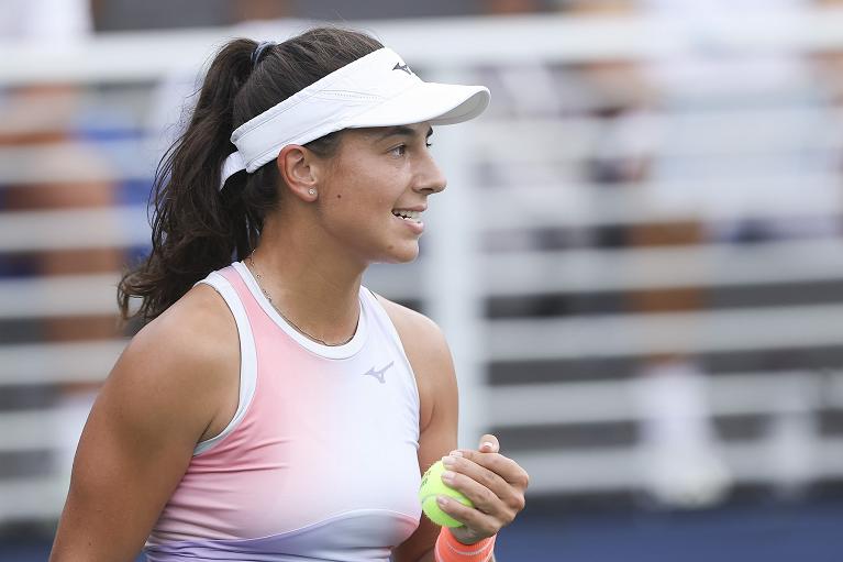 La grinta di Lucrezia Stefanini (foto USTA)