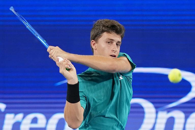 Luca Nardi in azione (foto Getty Images)