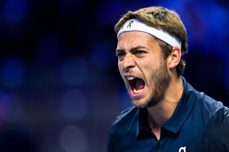 L'esultanza di Flavio Cobolli (Getty Images)