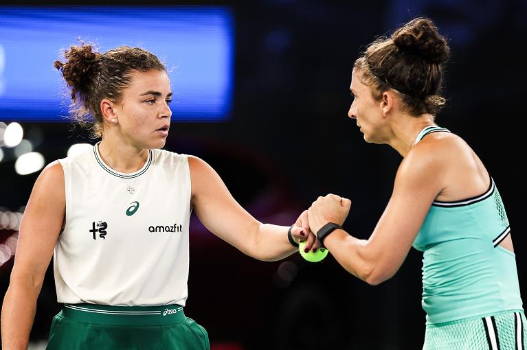 Jasmine Paolini e Sara Errani (foto Getty Images)
