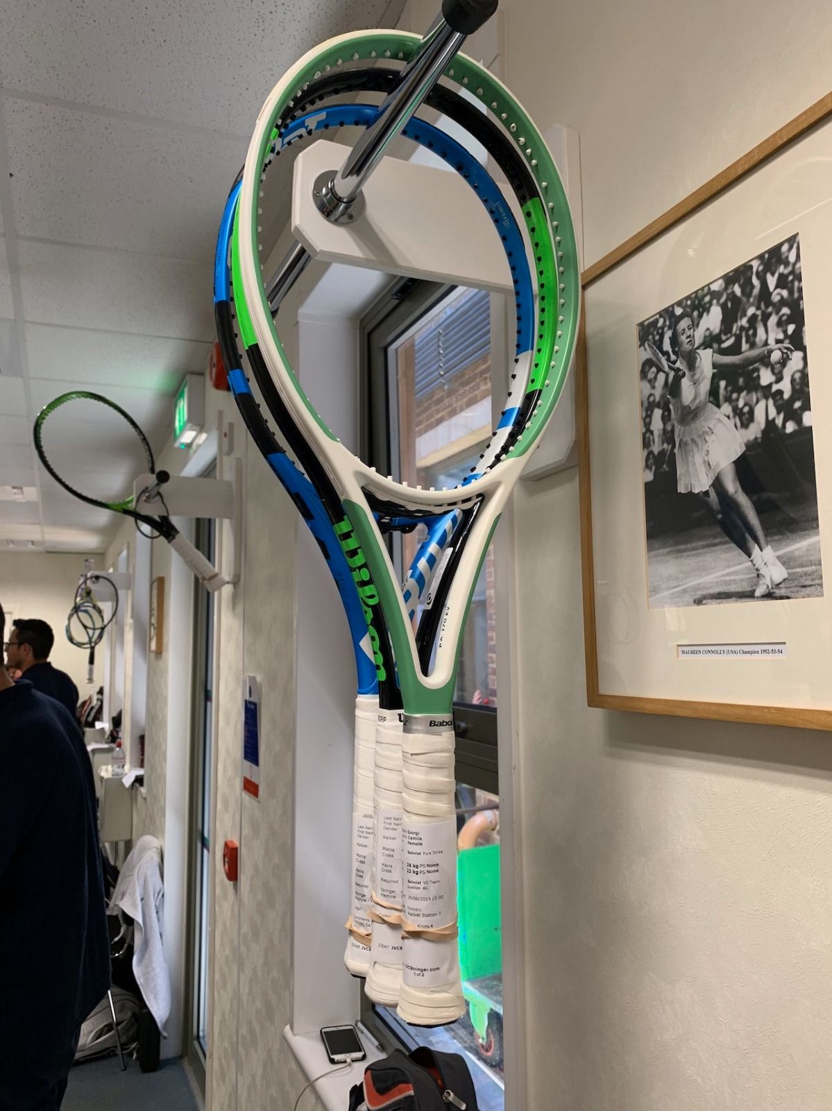 La racchetta di Camila Giorgi a Wimbledon