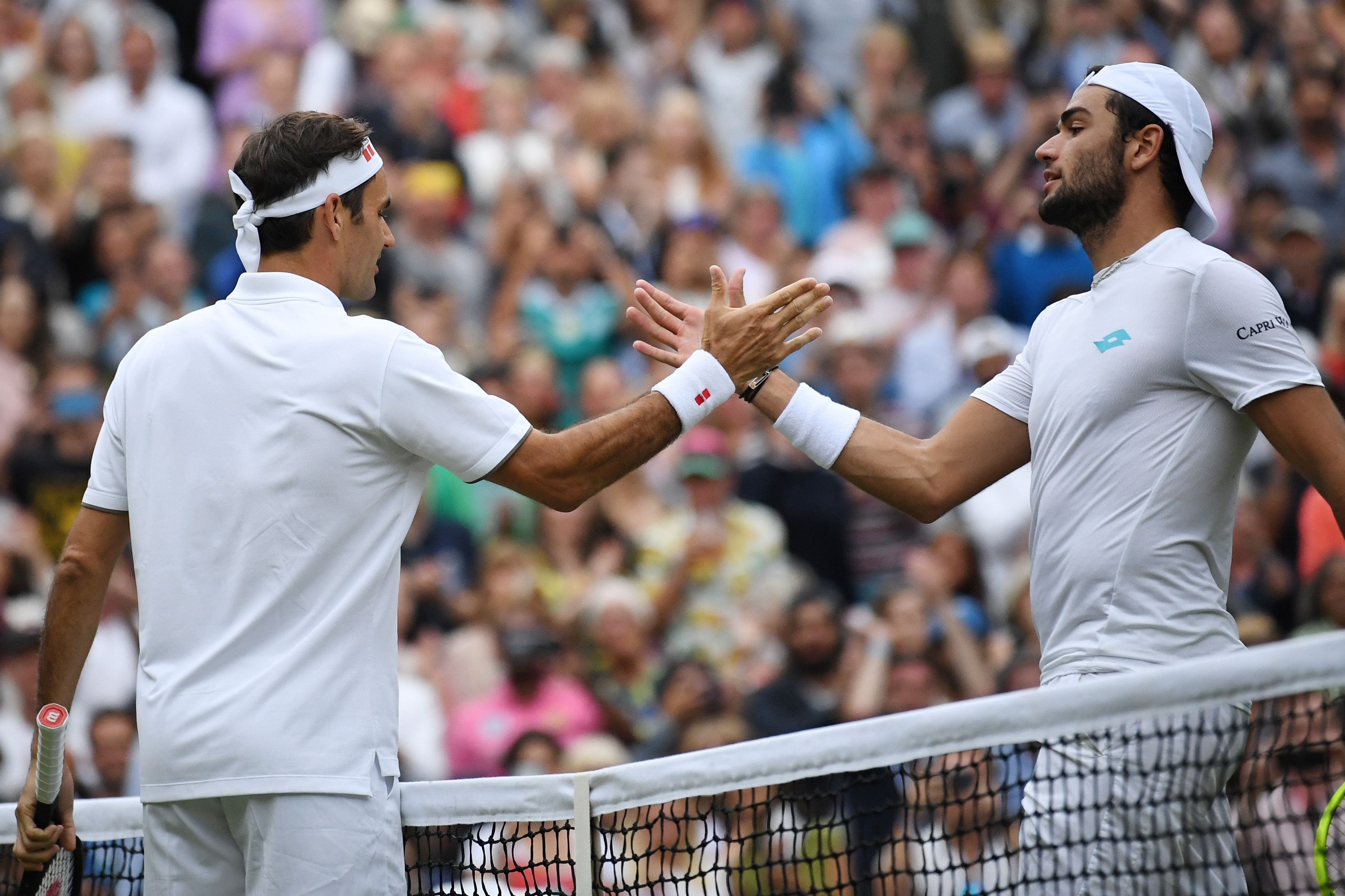 Roger Federer e Matteo Berrettini