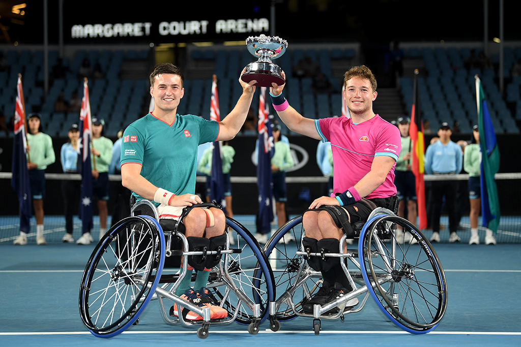 Gordon Reid (sinistra) e Alfie Hewett