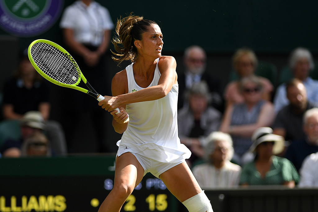 Giulia Gatto-Monticone a Wimbledon, contro Serena Williams