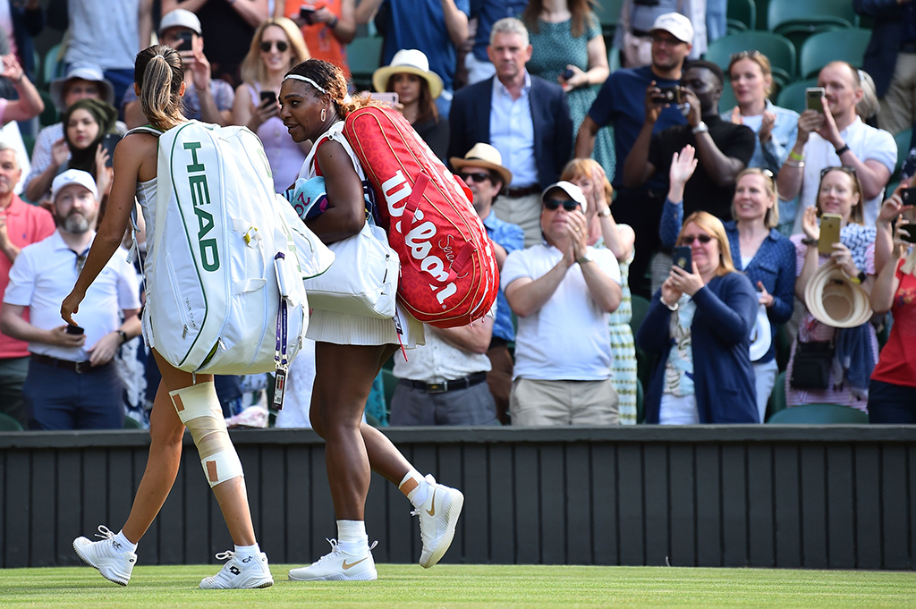 Giulia Gatto-Monticone a Wimbledon, contro Serena Williams