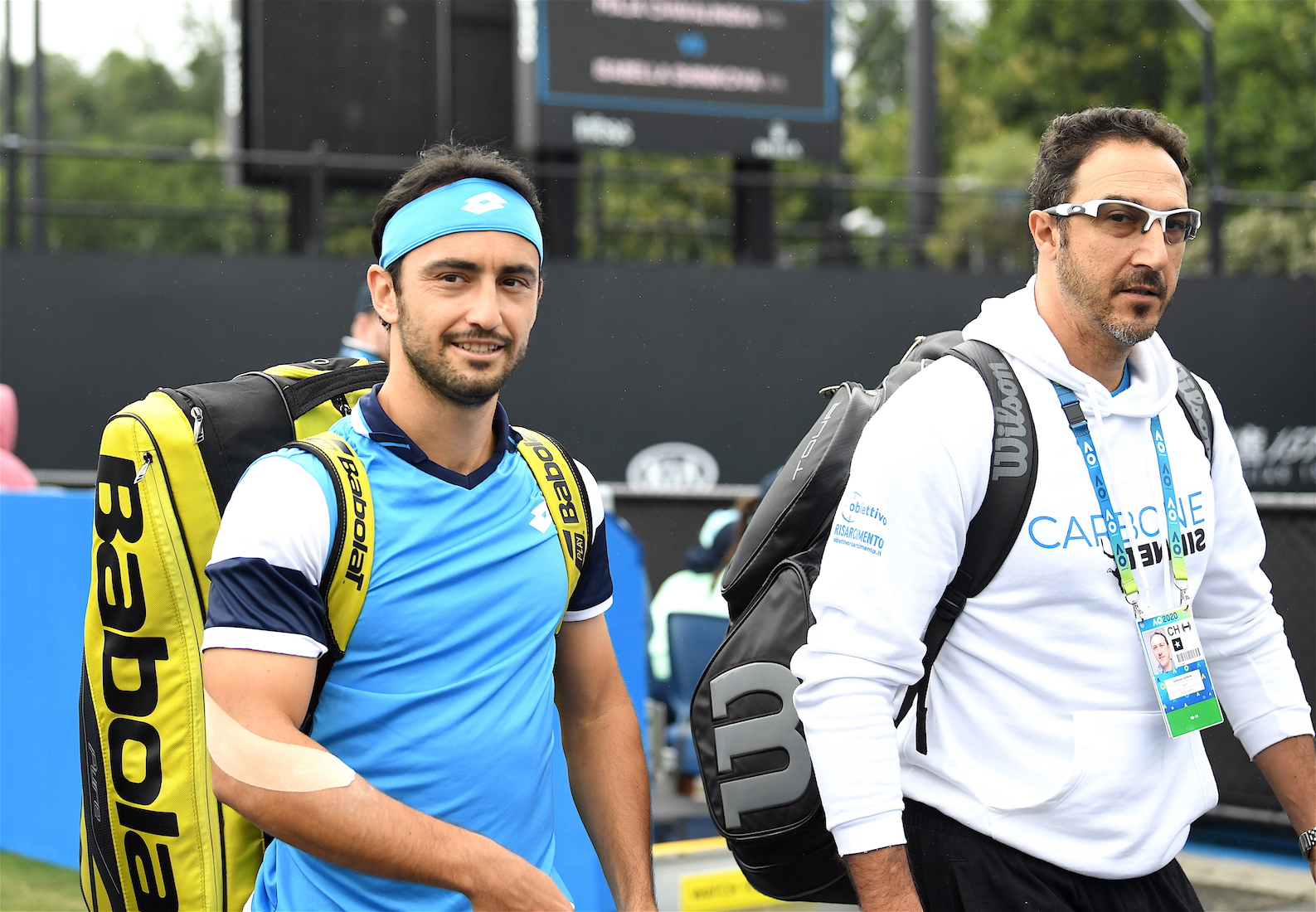 Australian Open 2020: Lorenzo Giustino e Gianluca Carbone