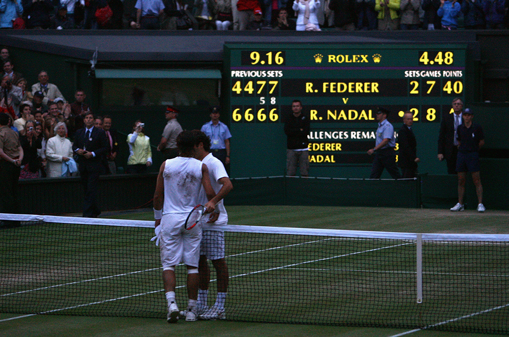 Rafael Nadal e Roger Federer, Wimbledon 2008
