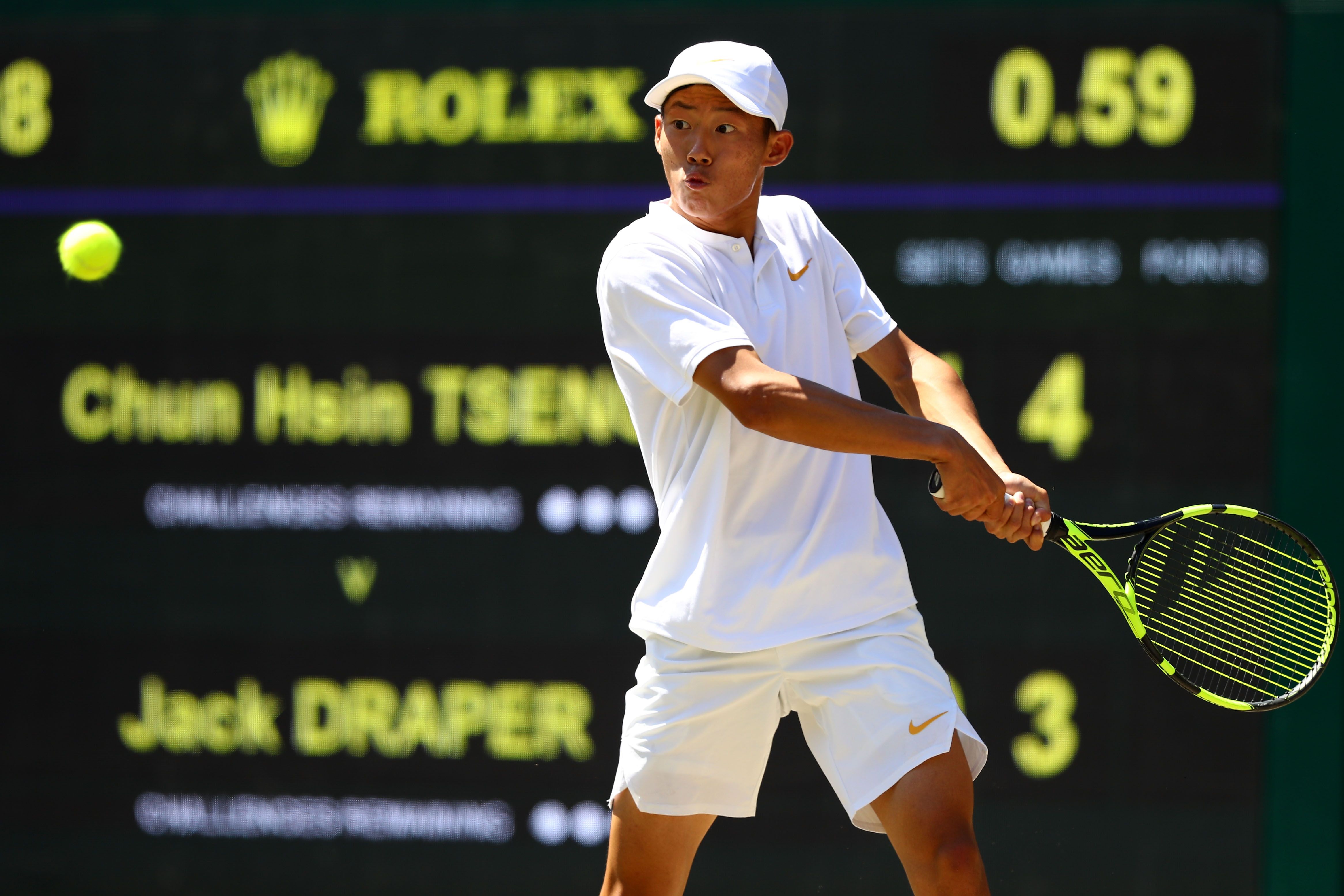 Chun-Hsin Tseng (Taipei): Babolat Pure Aero