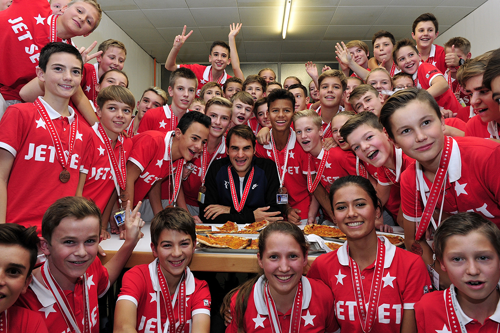 Roger Federer a Basilea
