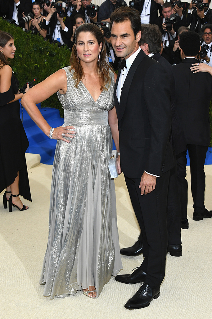 Roger Federer con la moglie Mirka Vavrinec