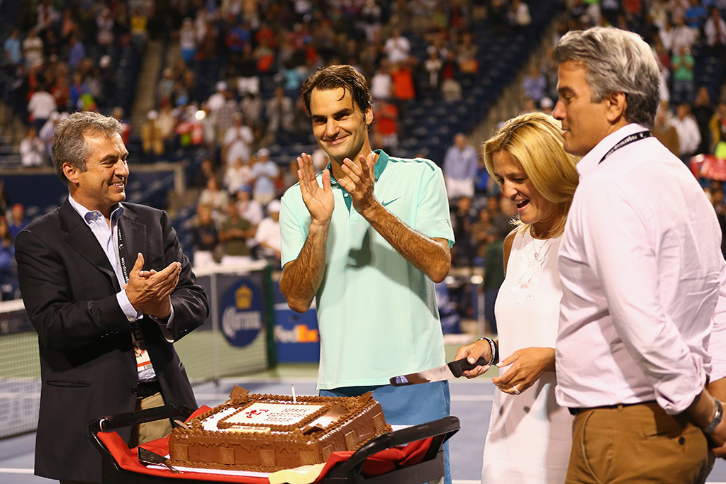 Roger Federer torta di compleanno
