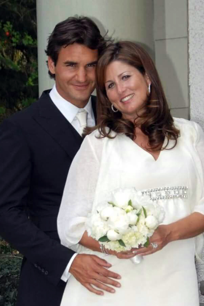 Roger Federer e la moglie Mirka Vavrinec