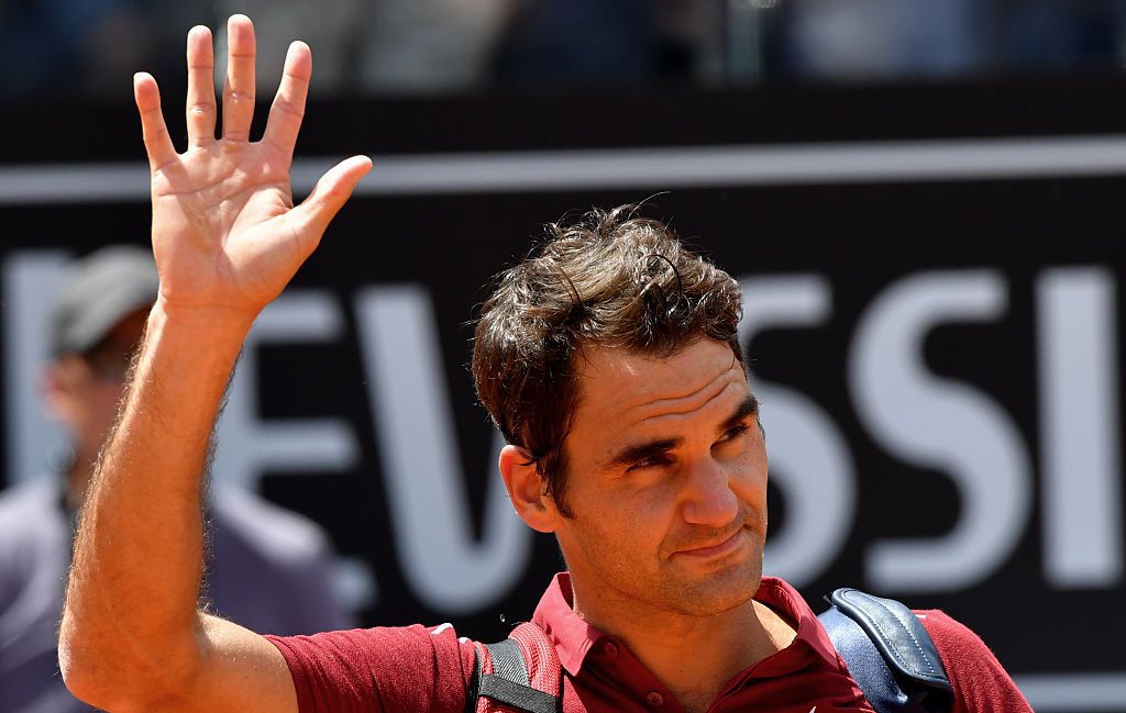 Roger Federer a Roma