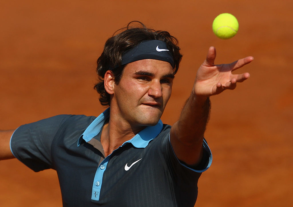 Roger Federer a Roma