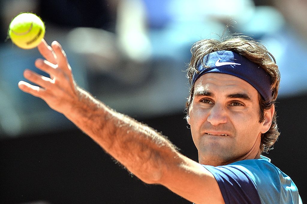 Roger Federer a Roma