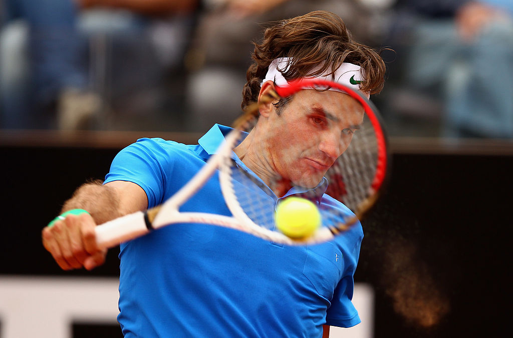 Roger Federer a Roma