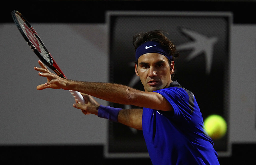 Roger Federer a Roma