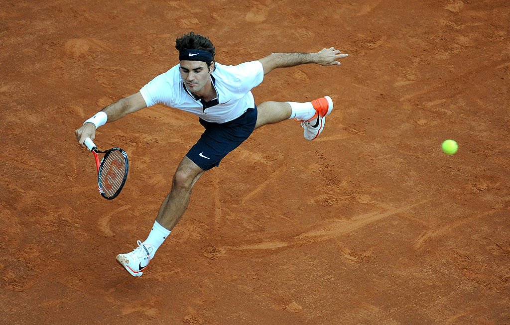 Roger Federer a Roma