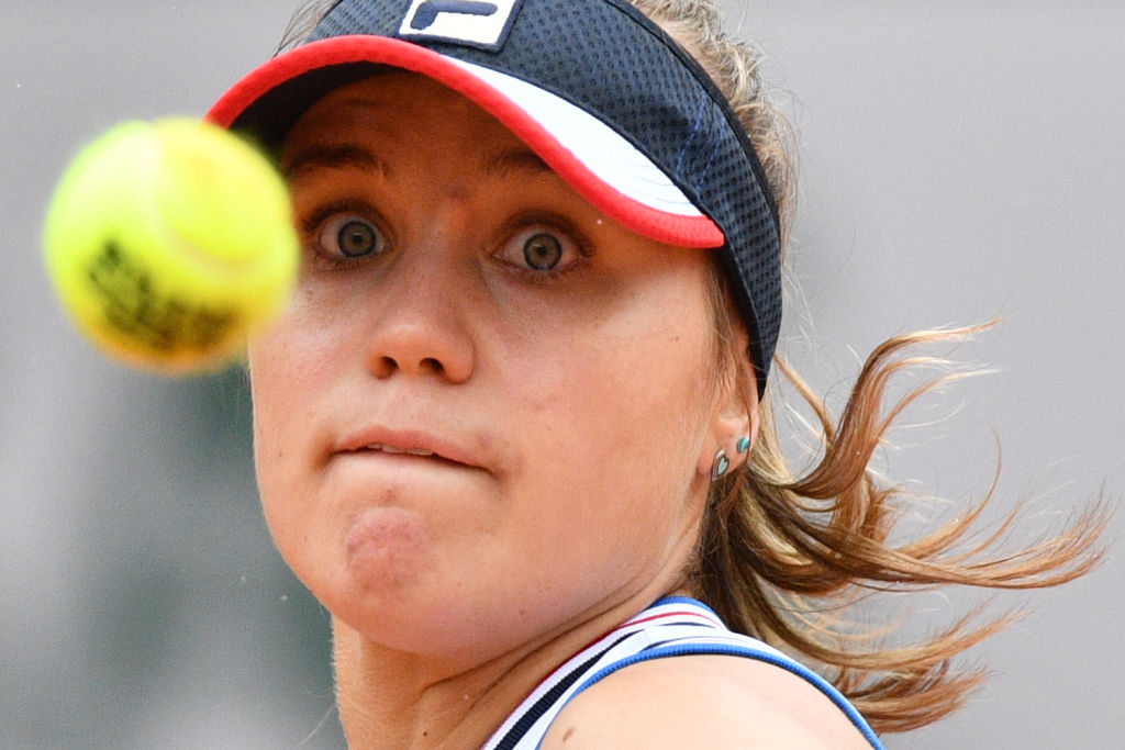 La concentrazione di Sofia Kenin