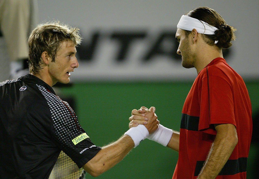 Juan Carlos Ferrero e Roger Federer