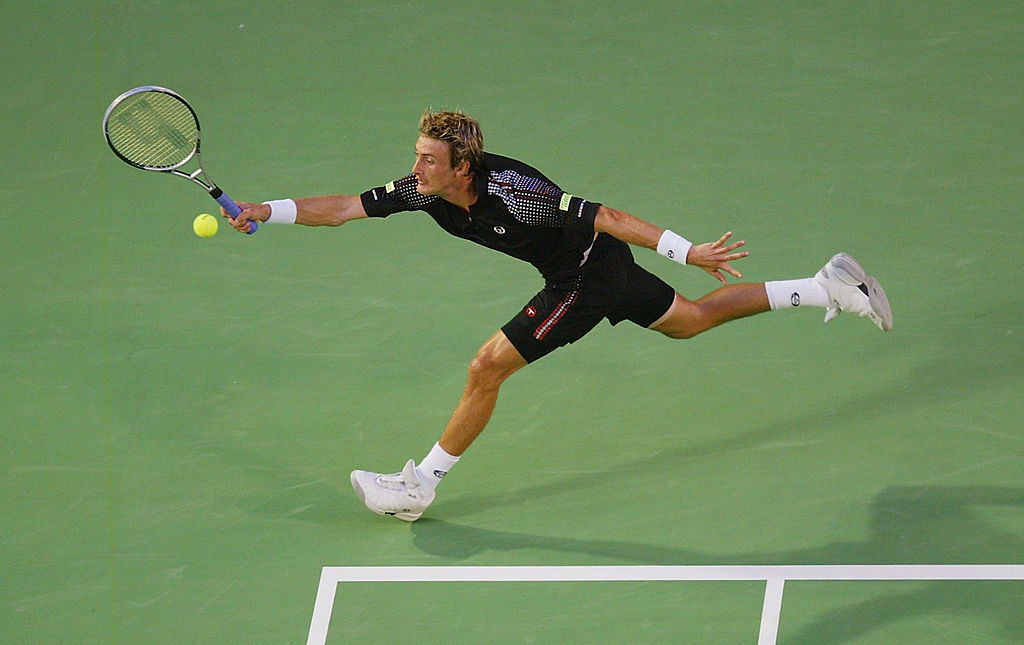 Juan Carlos Ferrero sul cemento americano