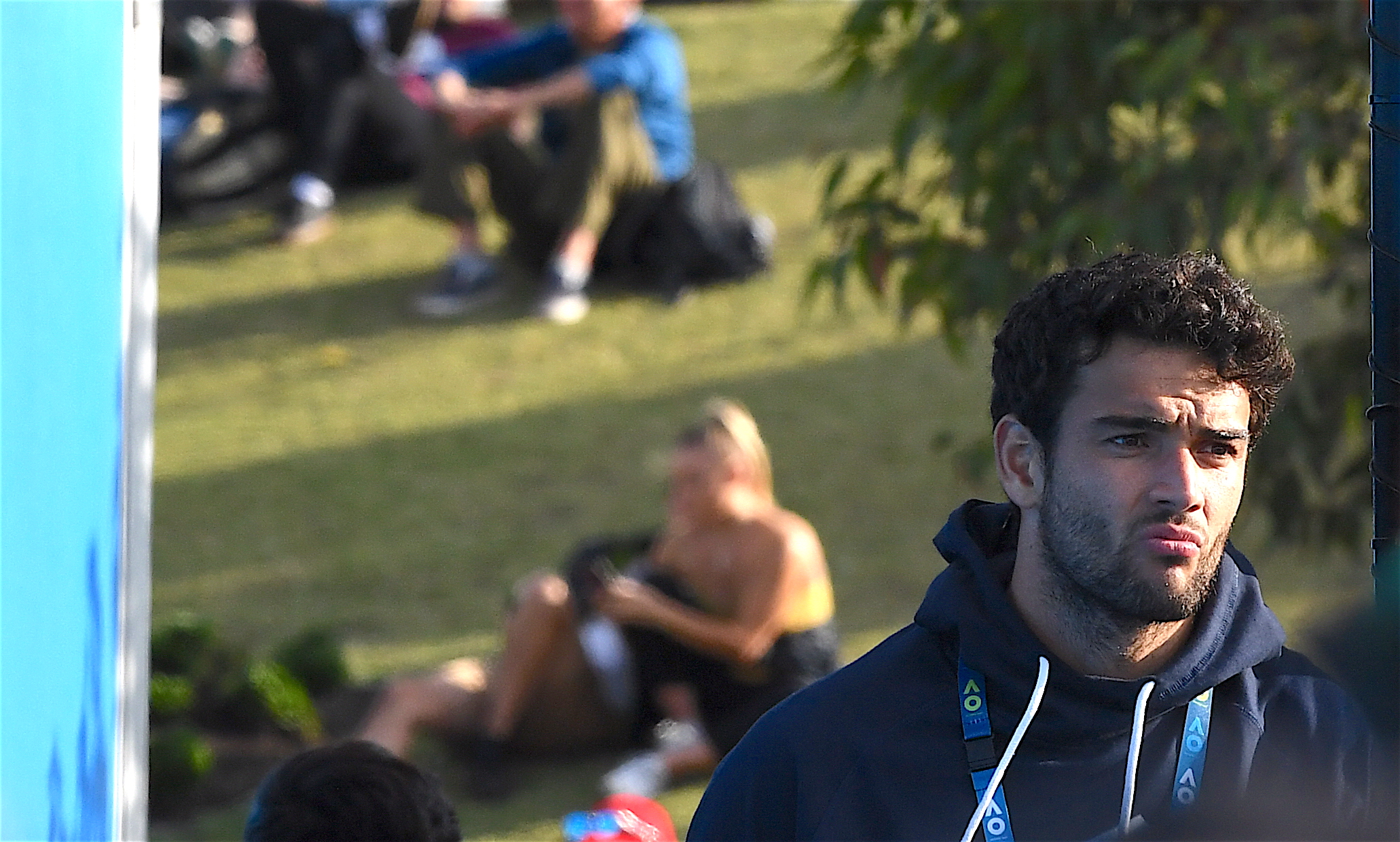 Australian Open 2020: Matteo Berrettini spettatore