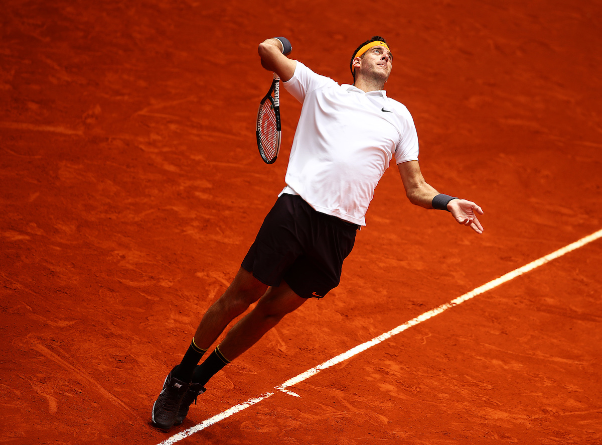 Il servizio di Juan Martin Del Potro