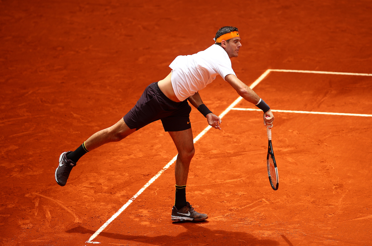 Il servizio di Juan Martin Del Potro