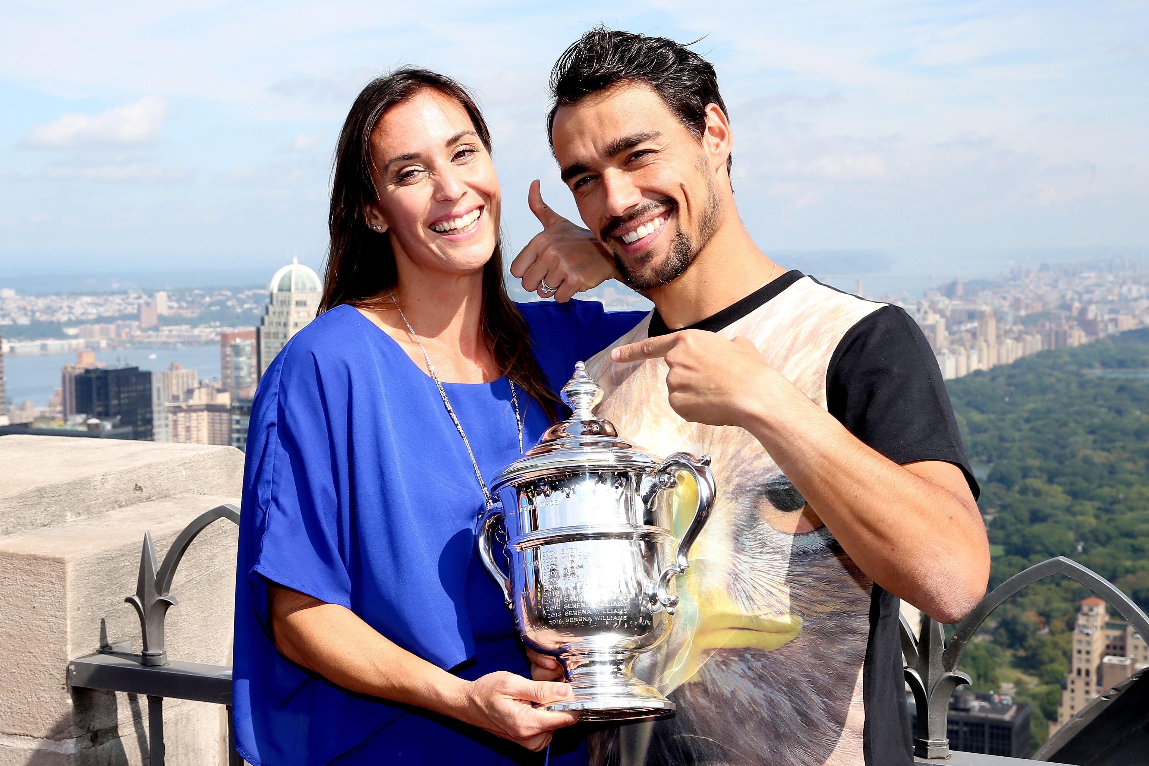 Fognini e Pennetta Us Open 2015