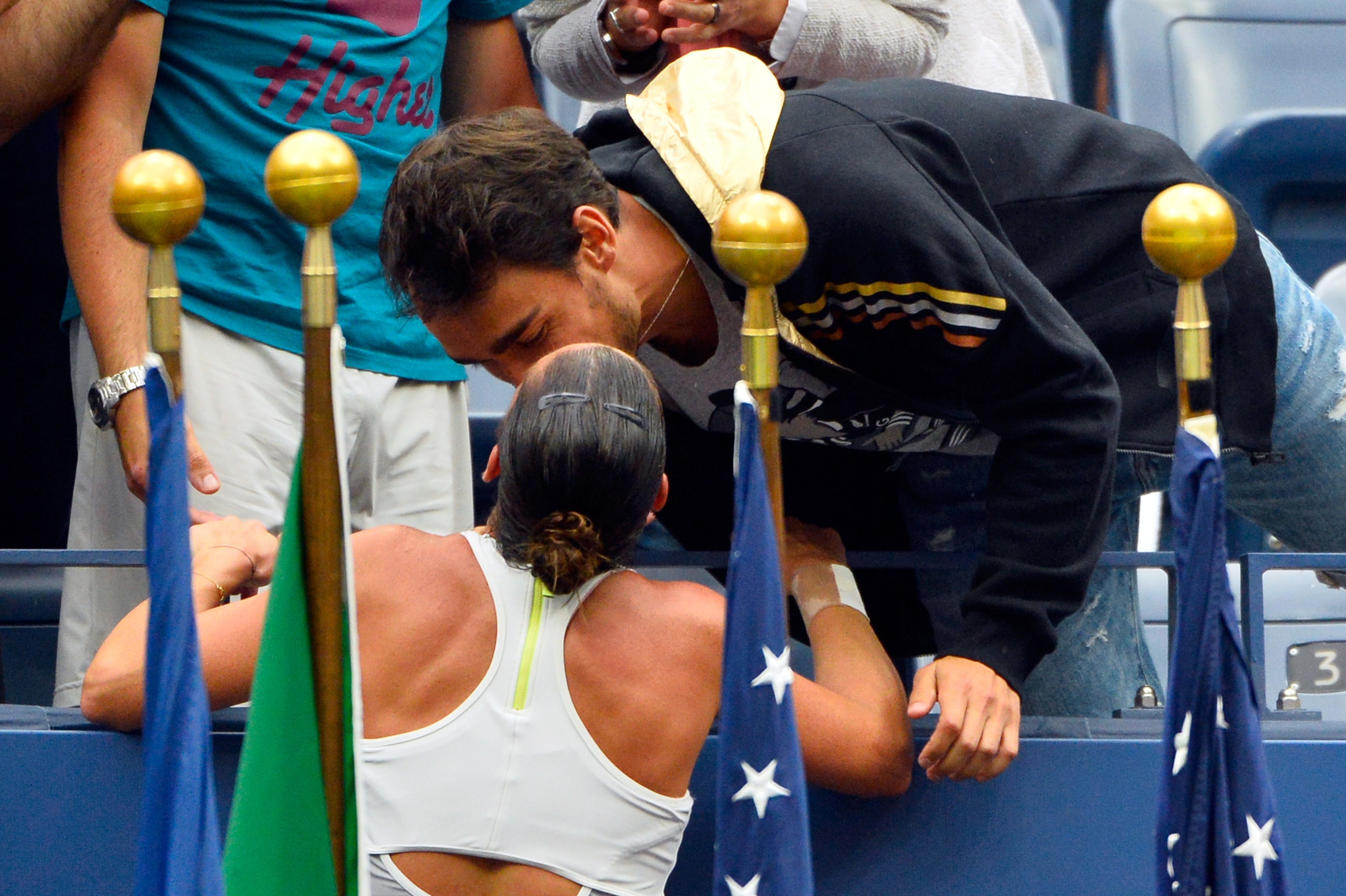 Fabio Fognini e Flavia Pennetta Us Open 2015