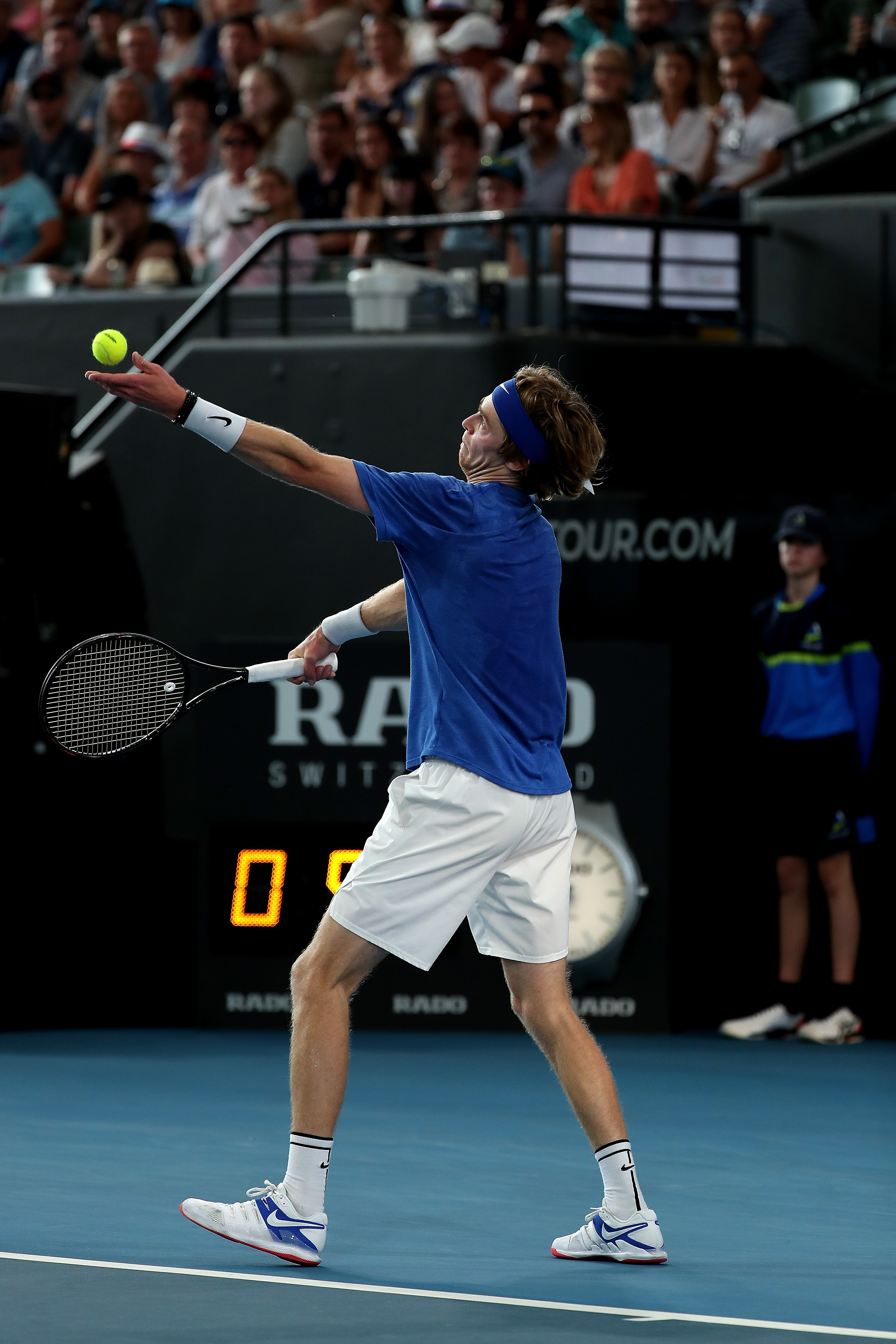 Nel 2019 Rublev è stato 46° per efficienza al servizio secondo i dati ATP