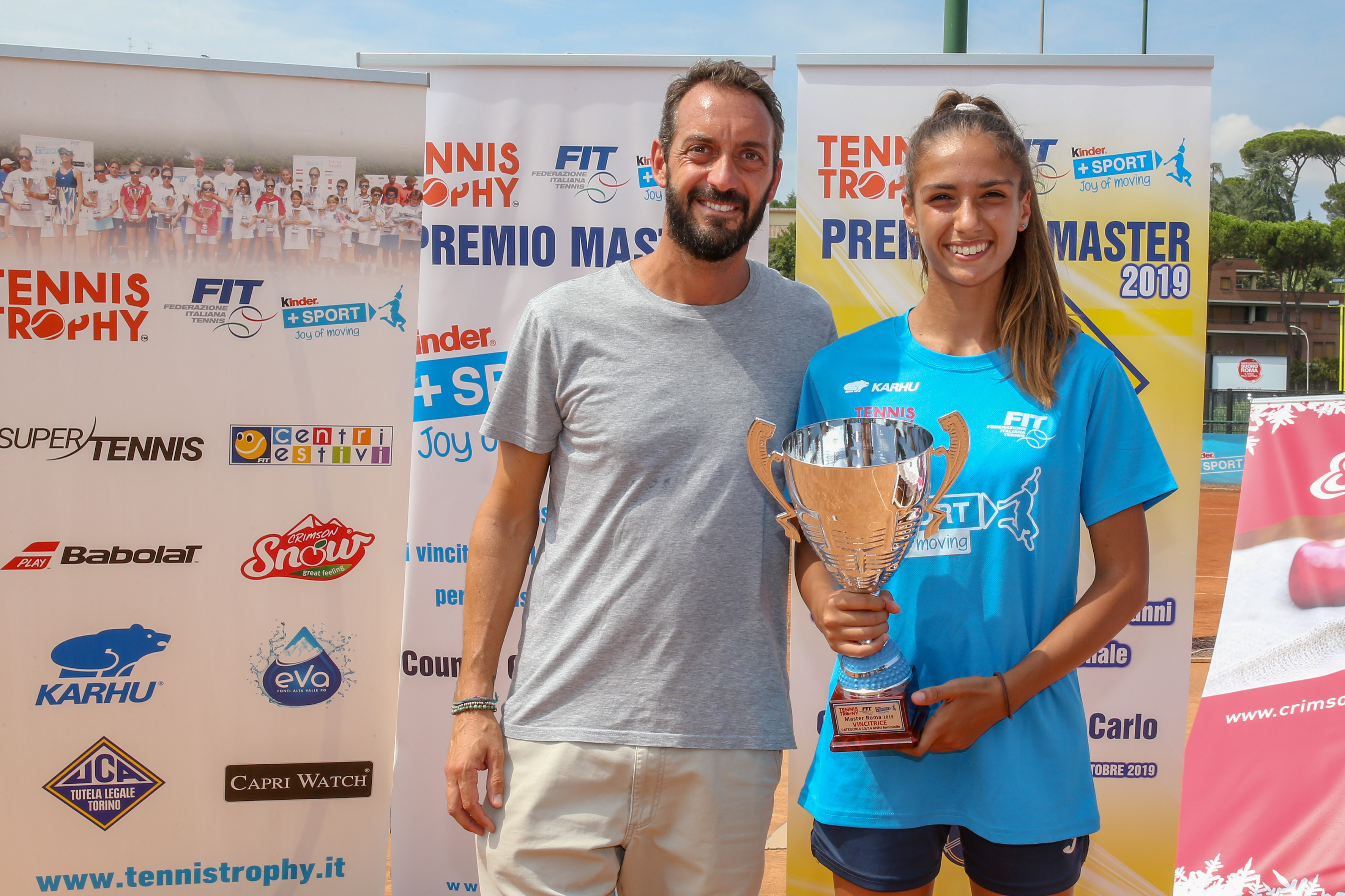 Master Tennis Trophy FIT Kinder + Sport 2019: i vincitori