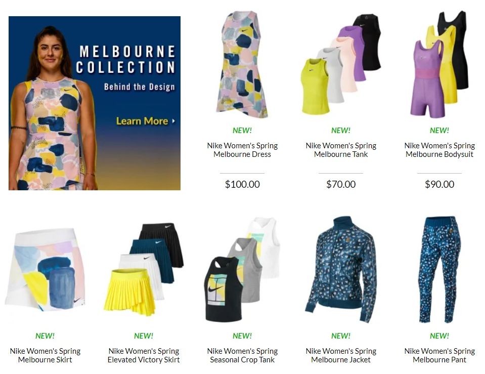 Tinte pastello e stile da spiaggia non mancano neanche per la linea al femminile