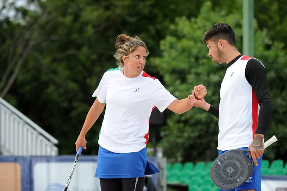 Flamia Daina e Doriano Beccaccioli, membri della Nazionale Pro