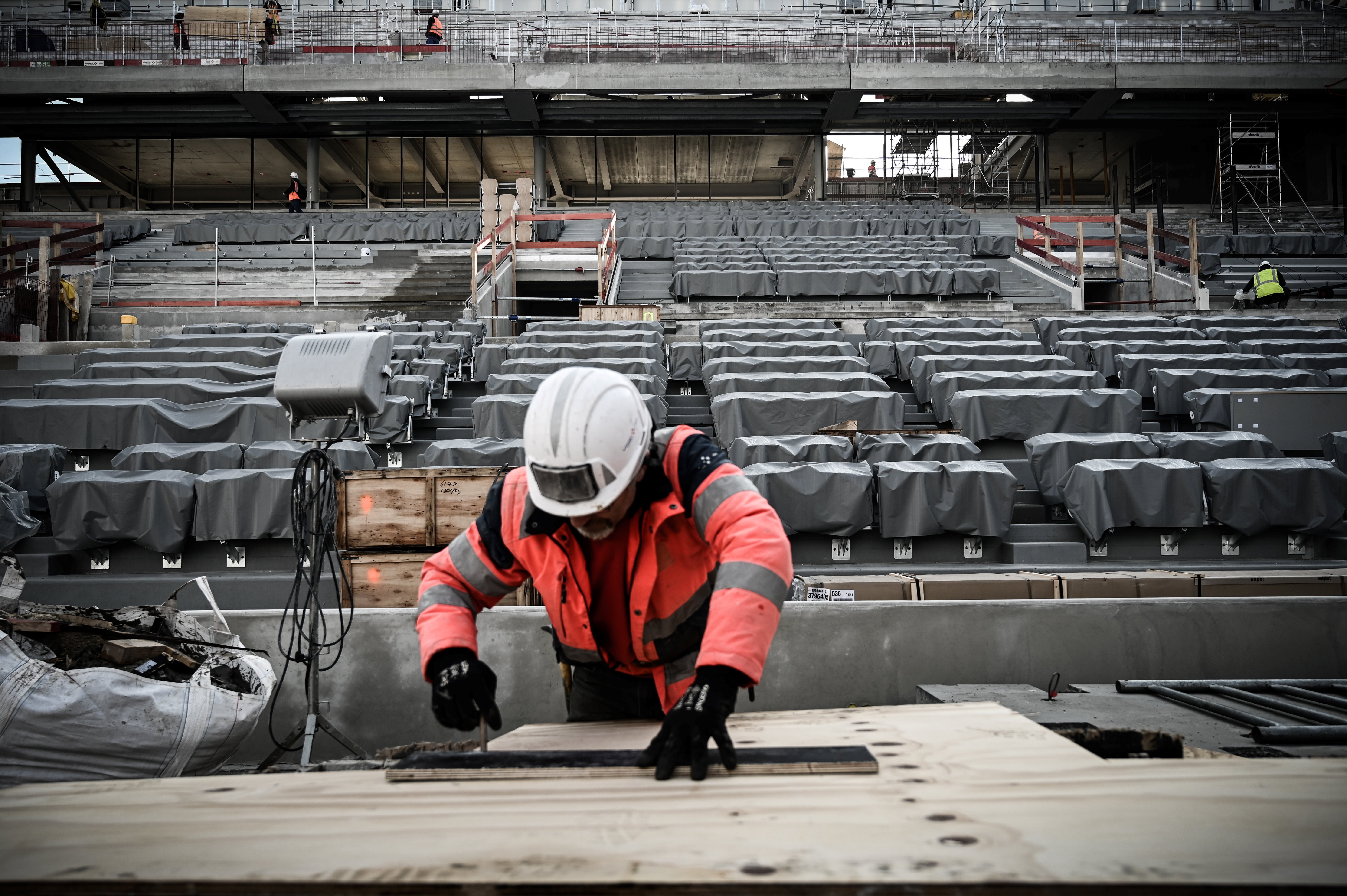 I lavori per il nuovo Philippe Chatrier