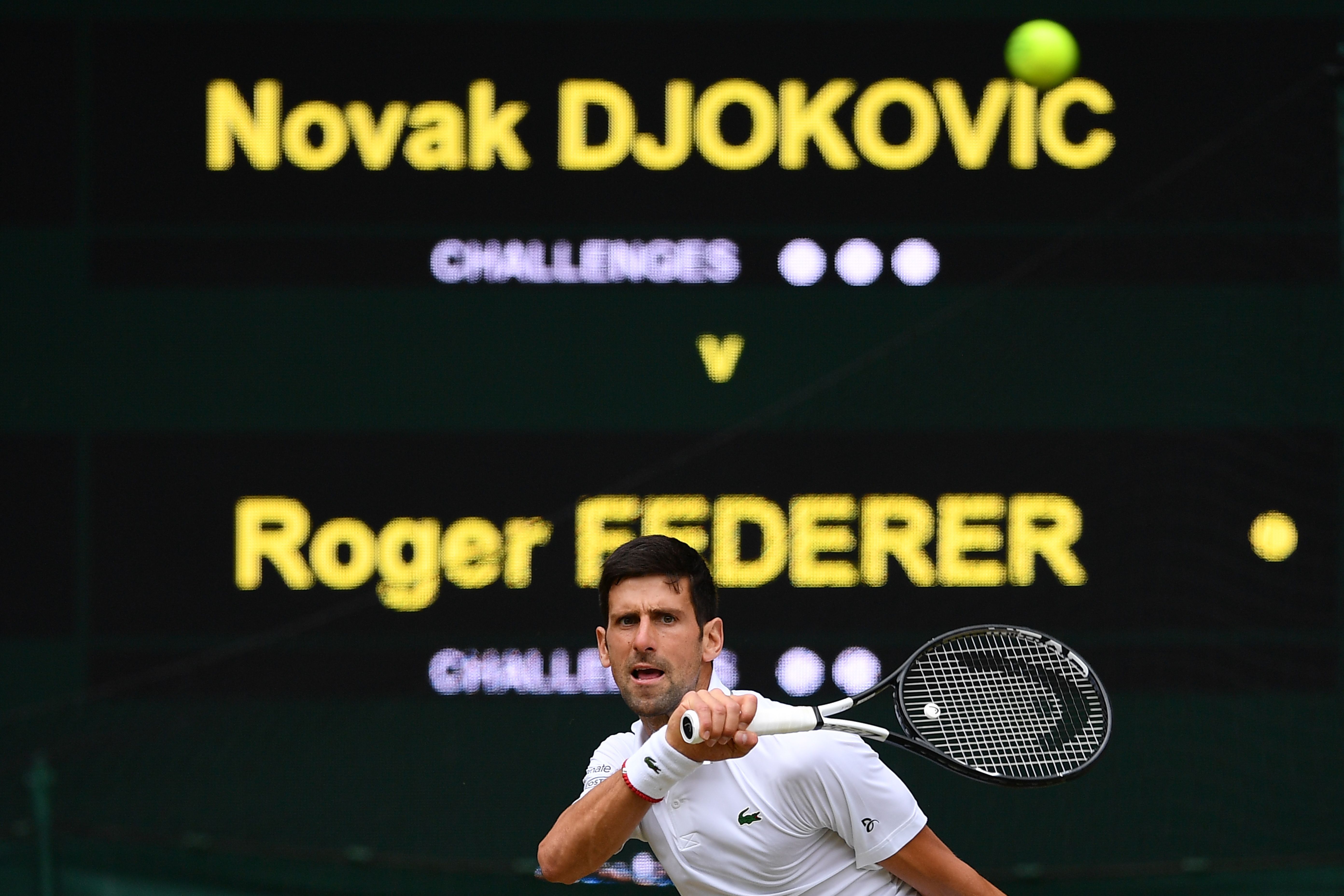 Un diritto di Djokovic