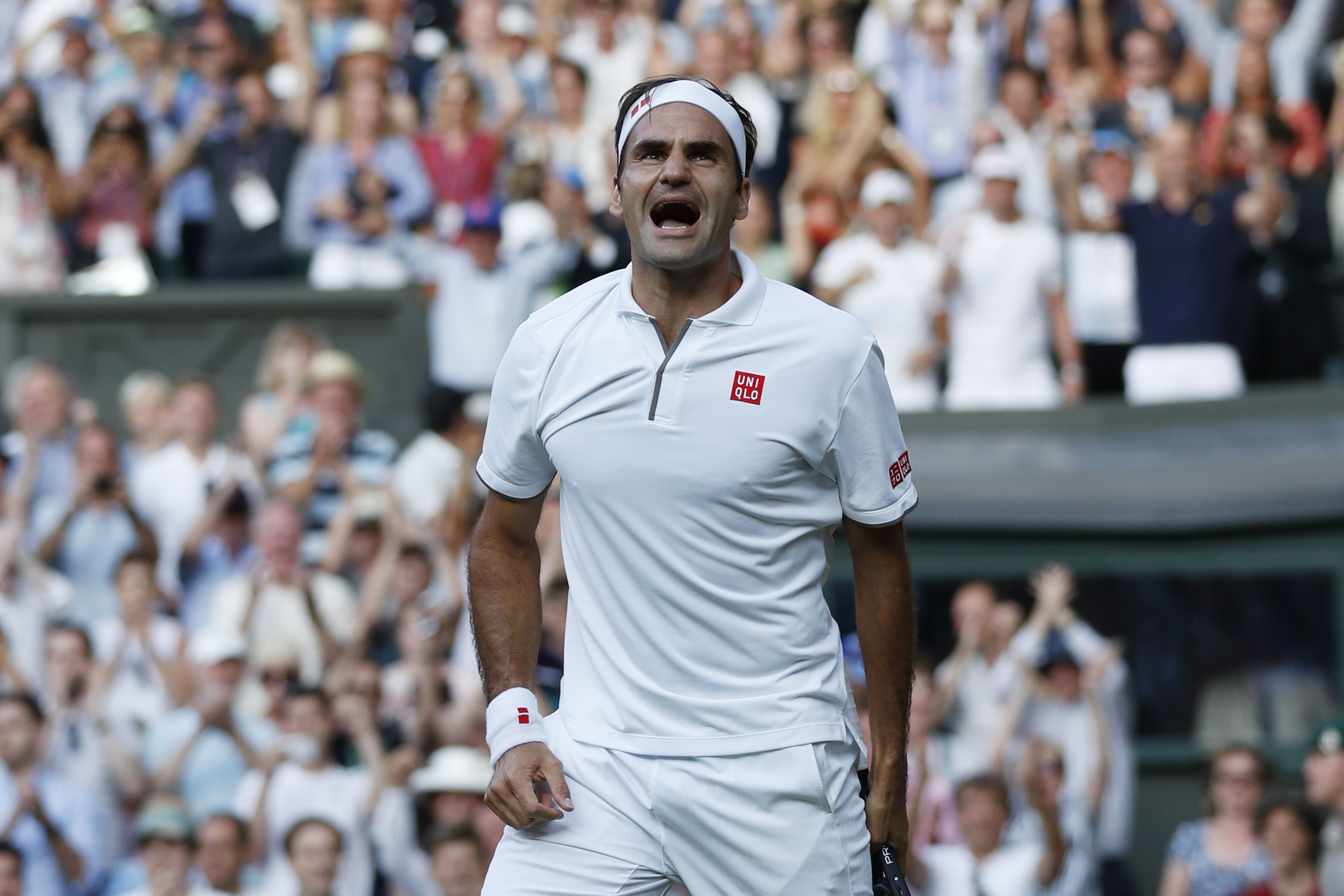 L'urlo di Federer