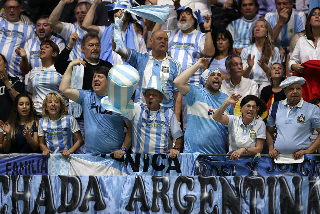 La tifoseria argentina