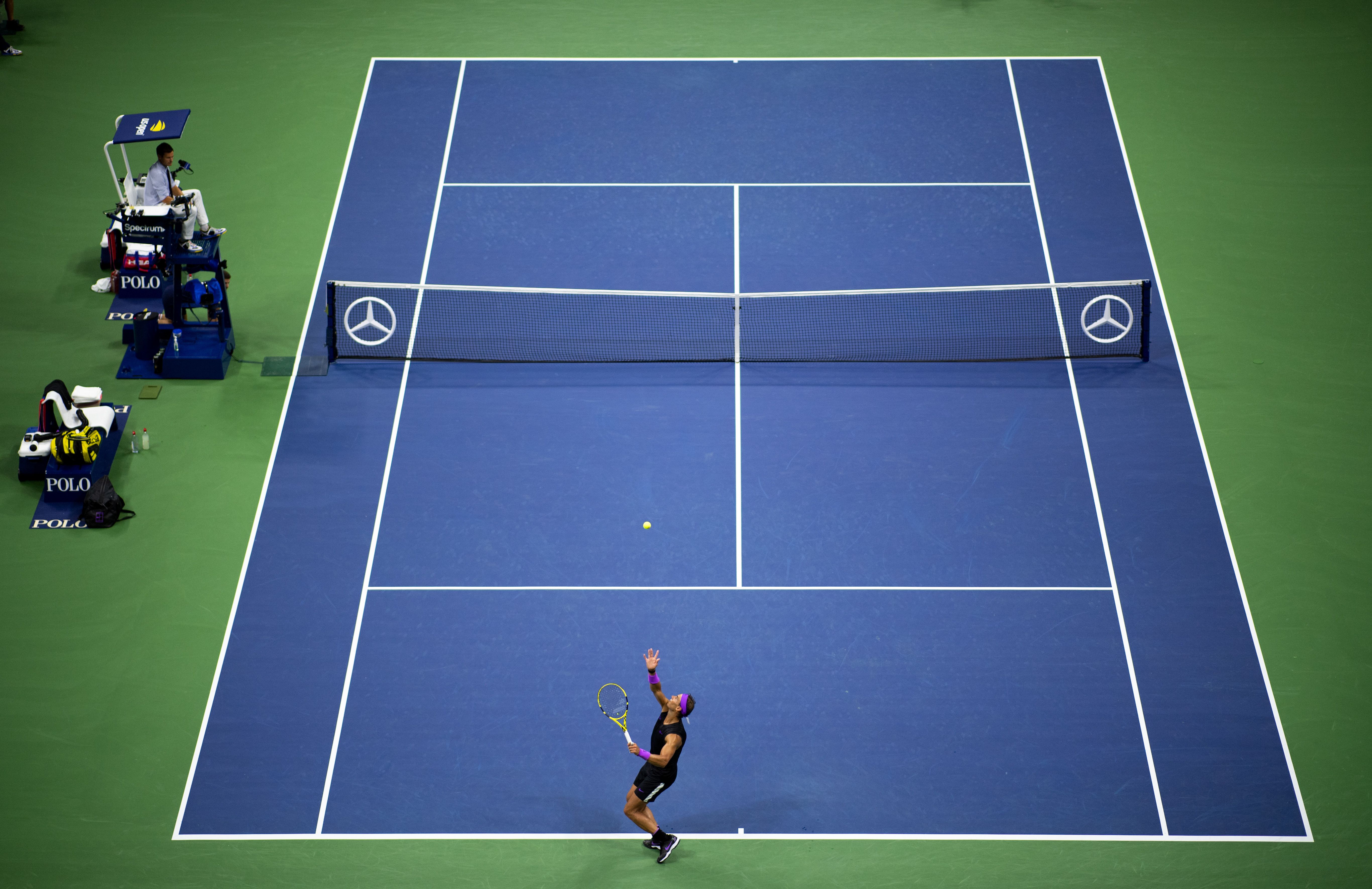  il servizio di Rafael Nadal