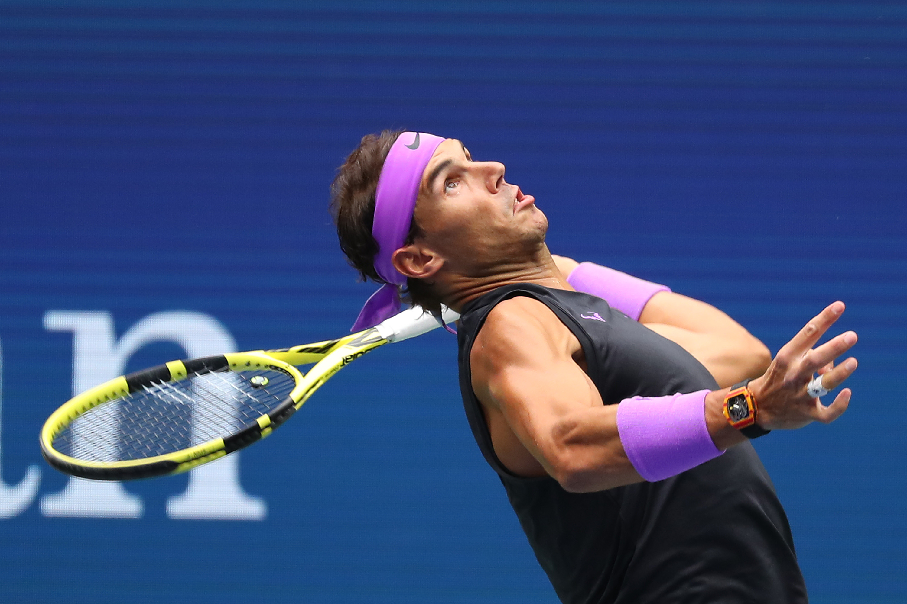  il servizio di Rafael Nadal