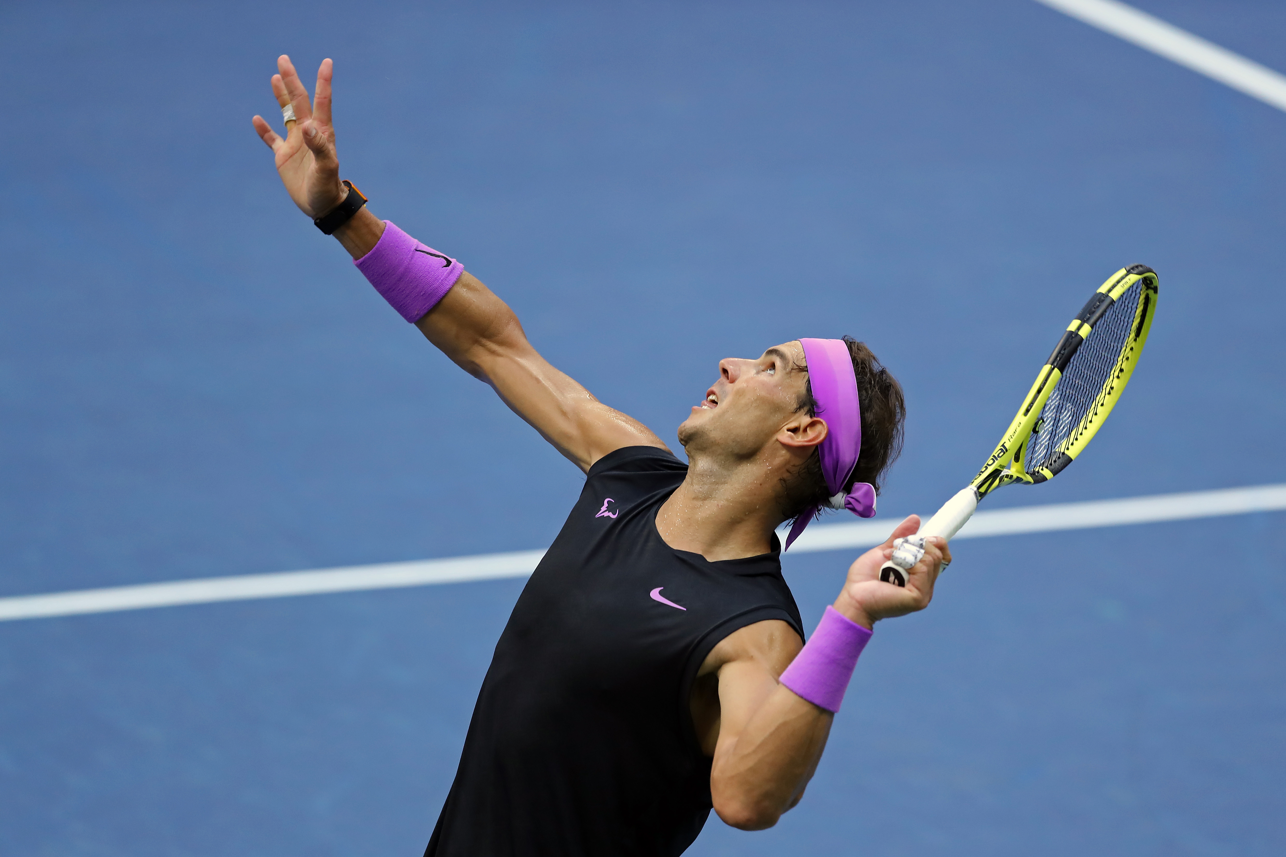  il servizio di Rafael Nadal