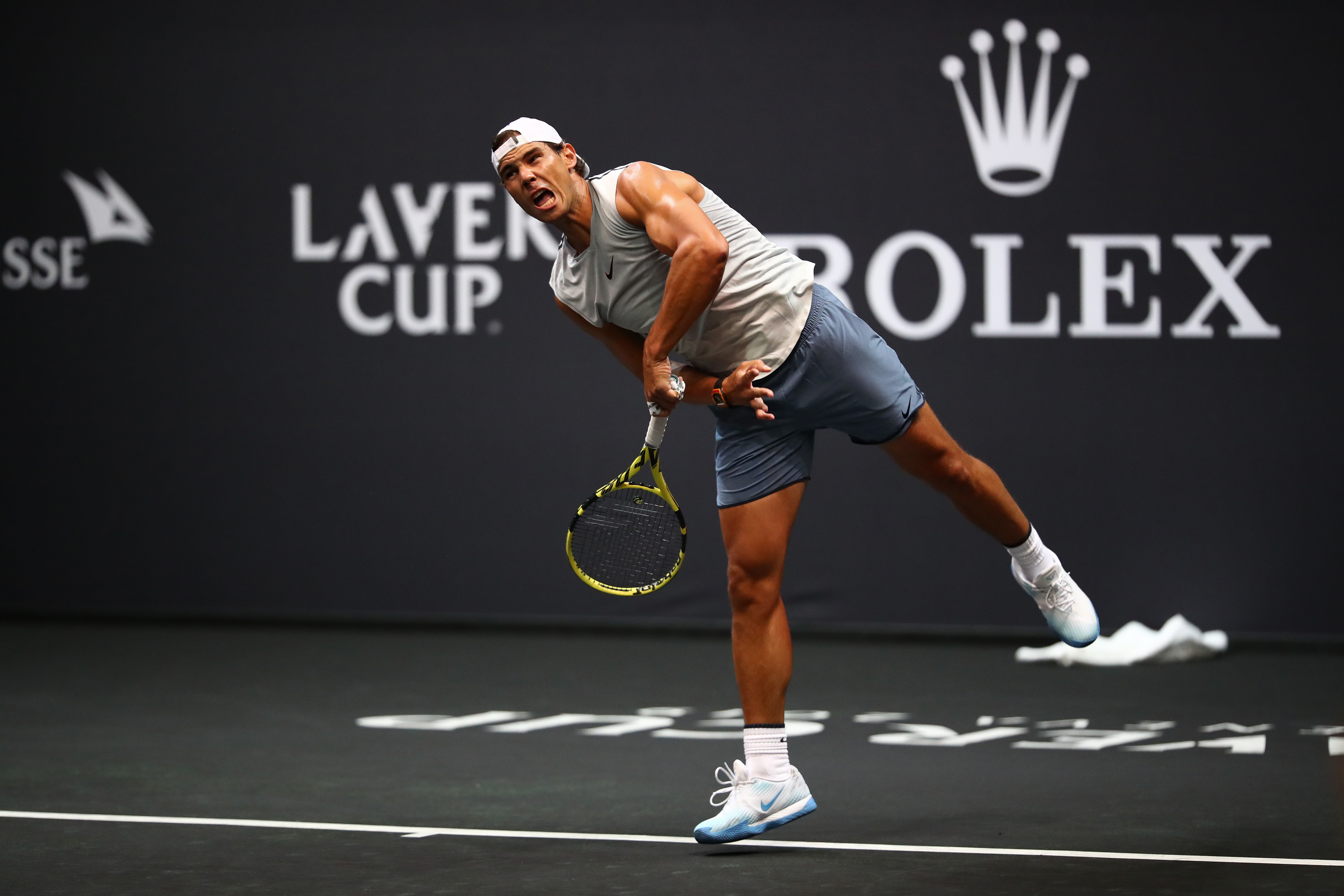  il servizio di Rafael Nadal
